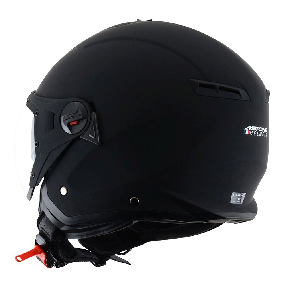 Capacete Astone Minijet S Sport Matt Blk