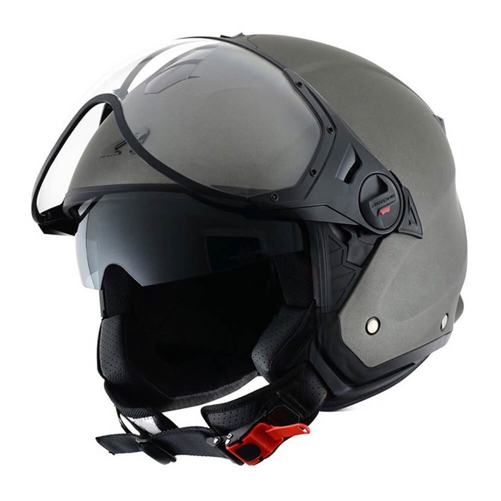 Capacete Astone Minijet S Sport Matt Titanium