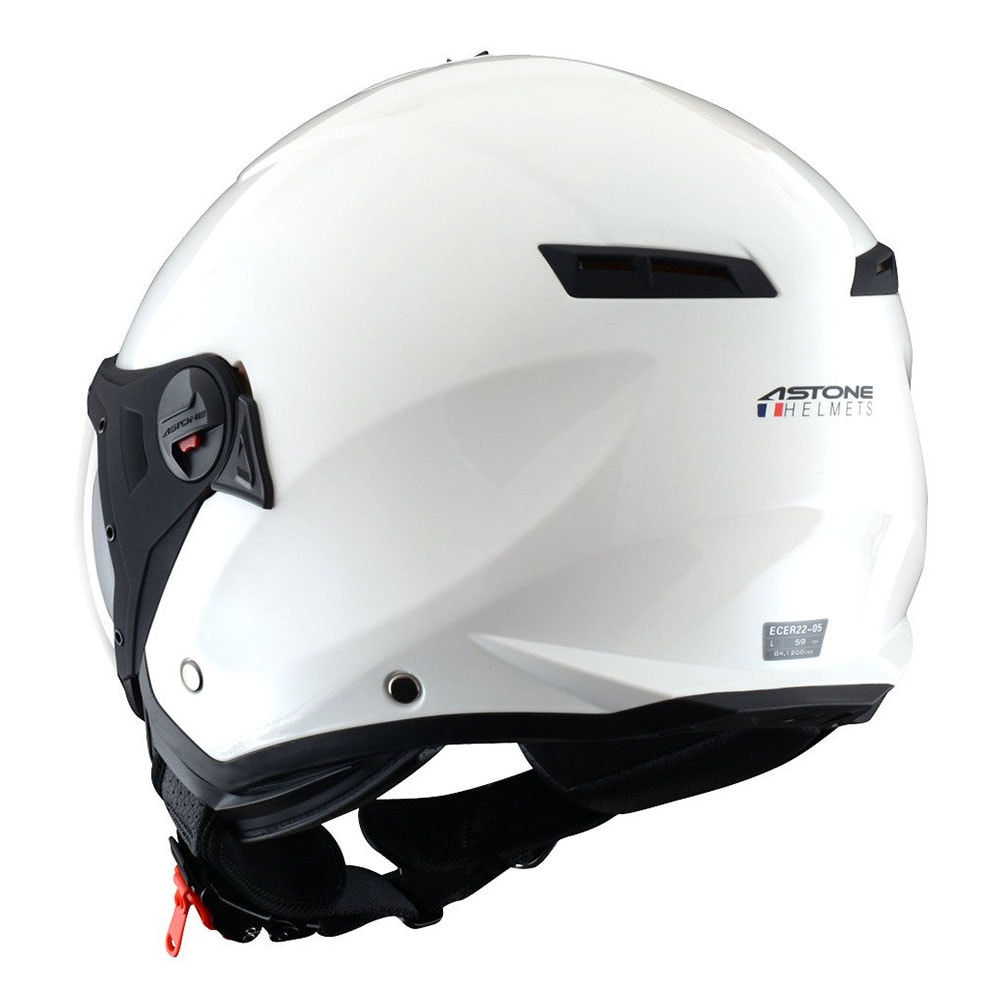 Capacete Astone Minijet S White