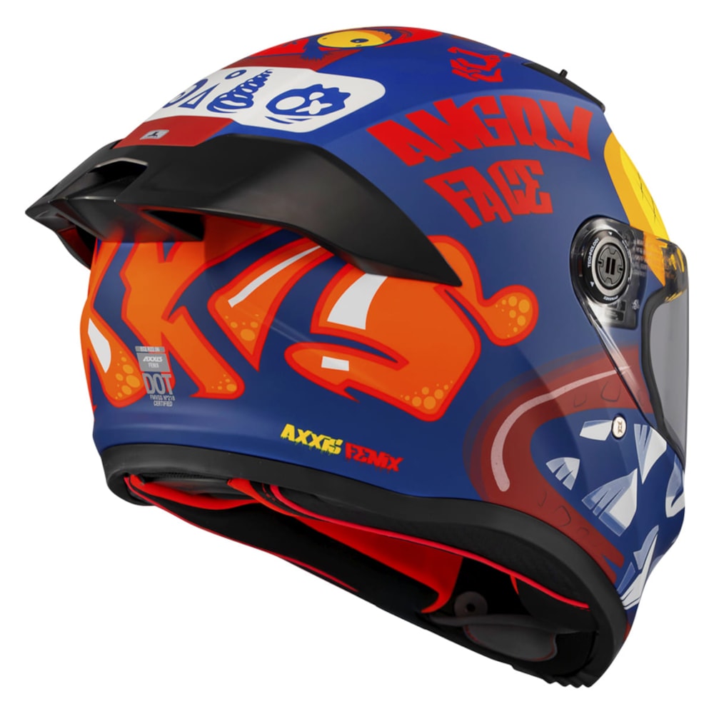 Capacete Axxis Fenix Angry Face