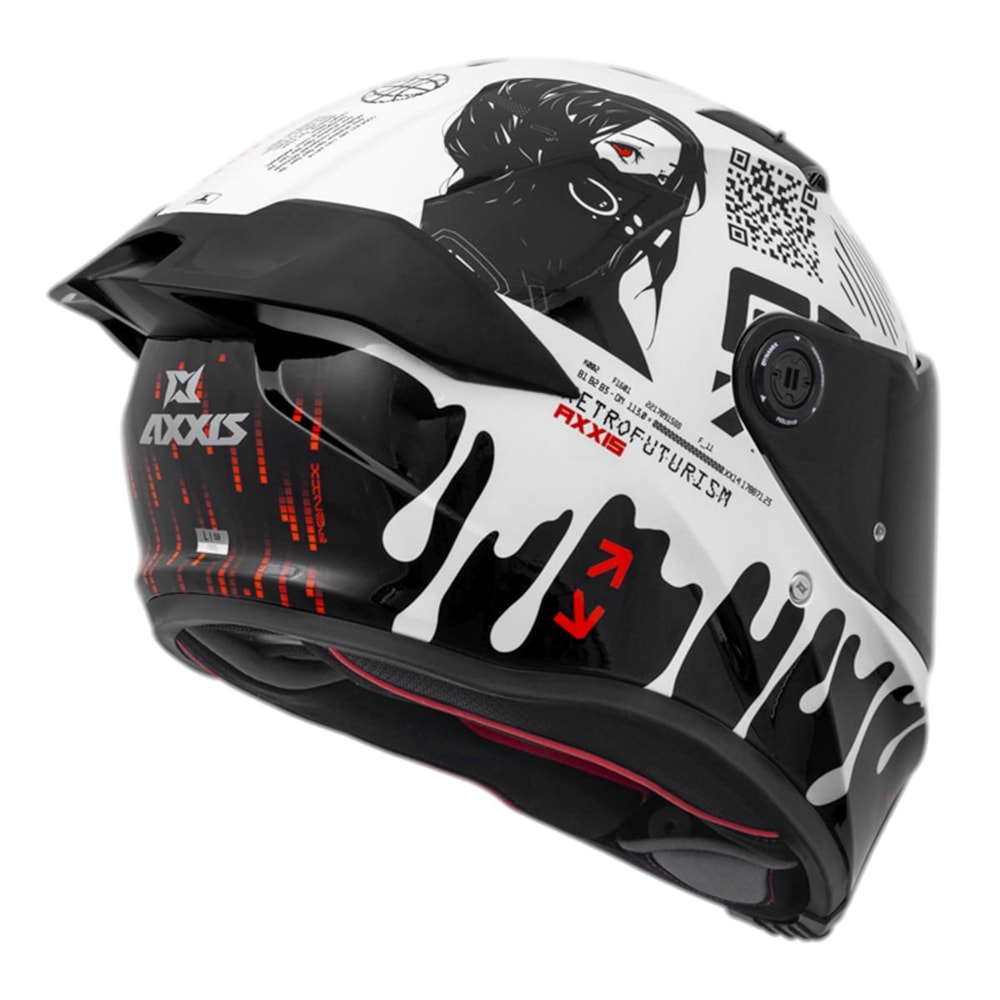 Capacete Axxis Fenix Cyberpunk
