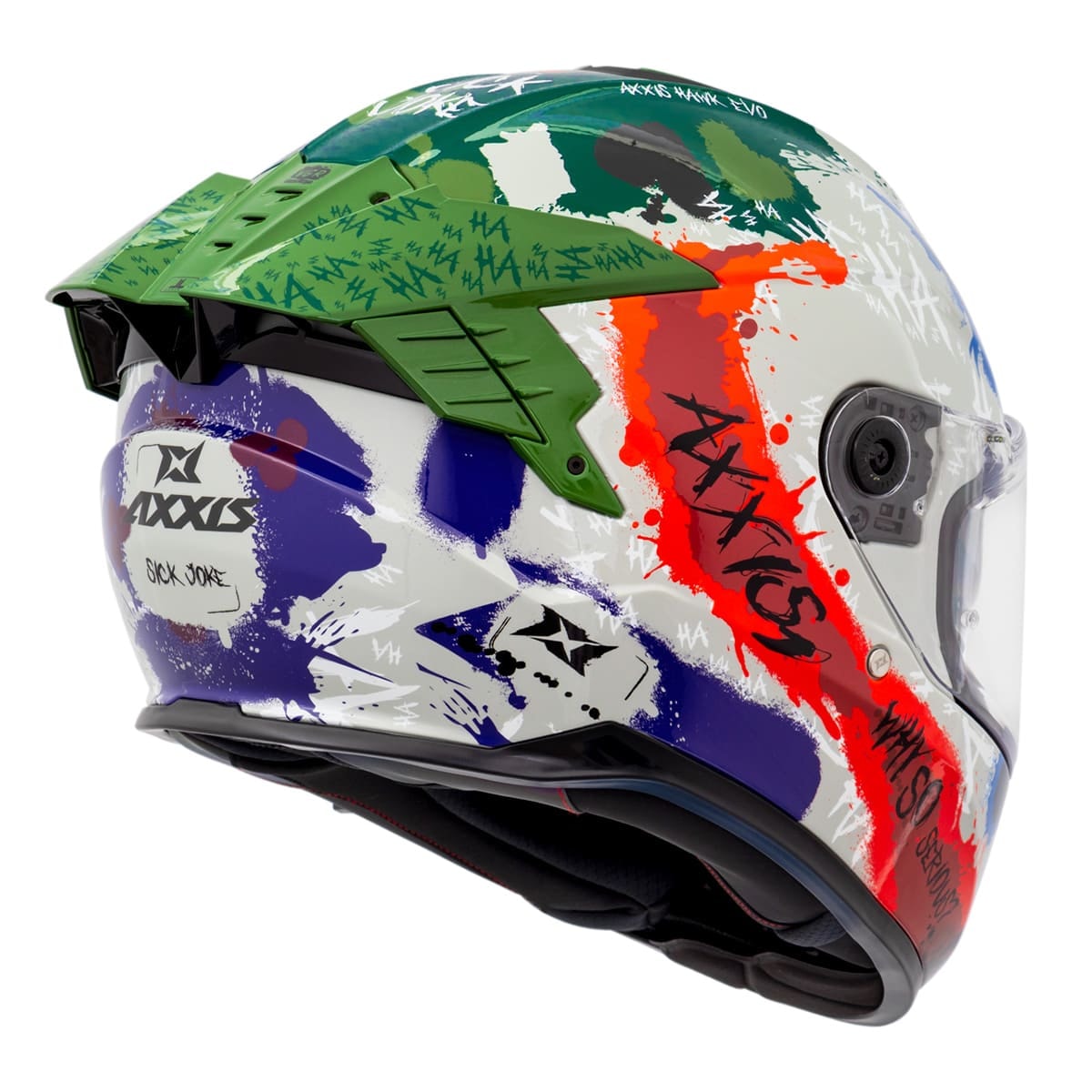 Capacete Axxis Hawk SV Evo Sick Joke - Sacramento