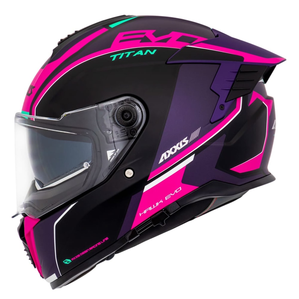 Capacete Axxis Hawk SV Evo Titan