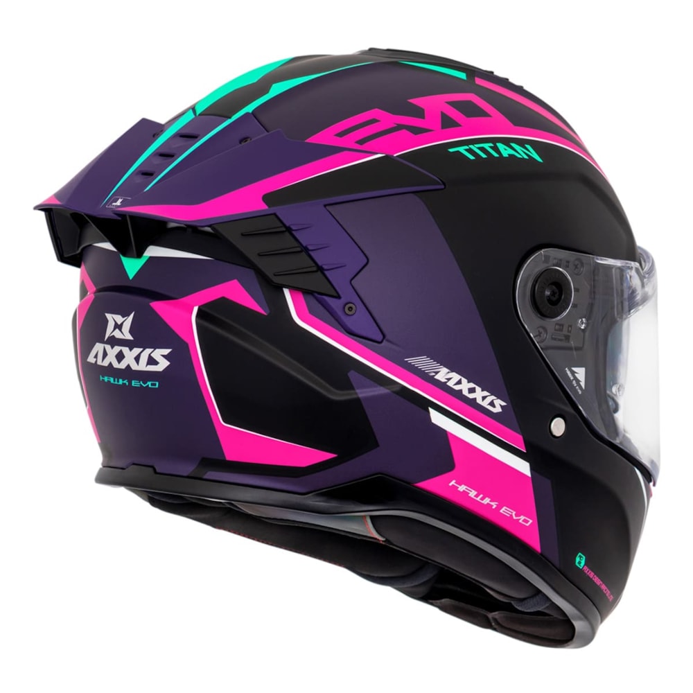 Capacete Axxis Hawk SV Evo Titan
