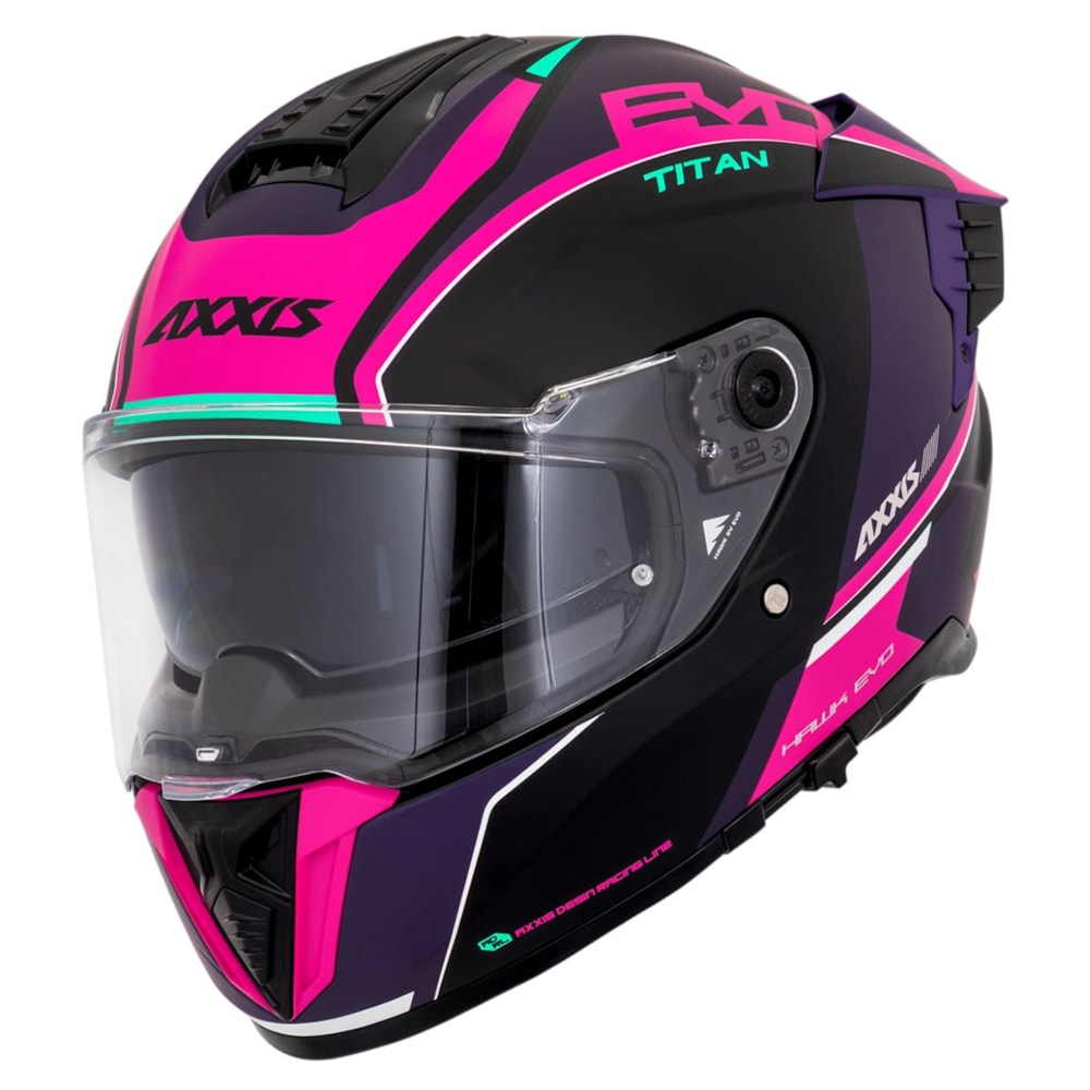 Capacete Axxis Hawk SV Evo Titan