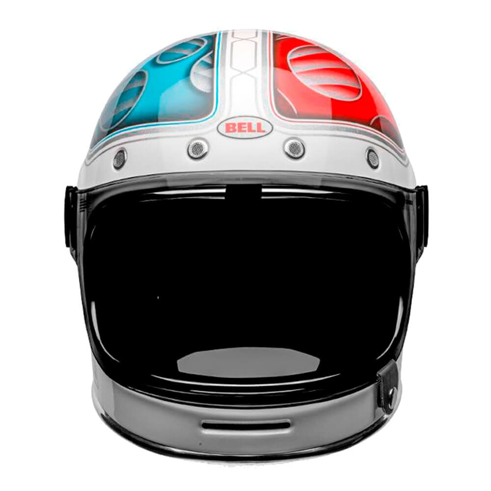 Capacete Bell Bullitt Barracuda White Red Blue