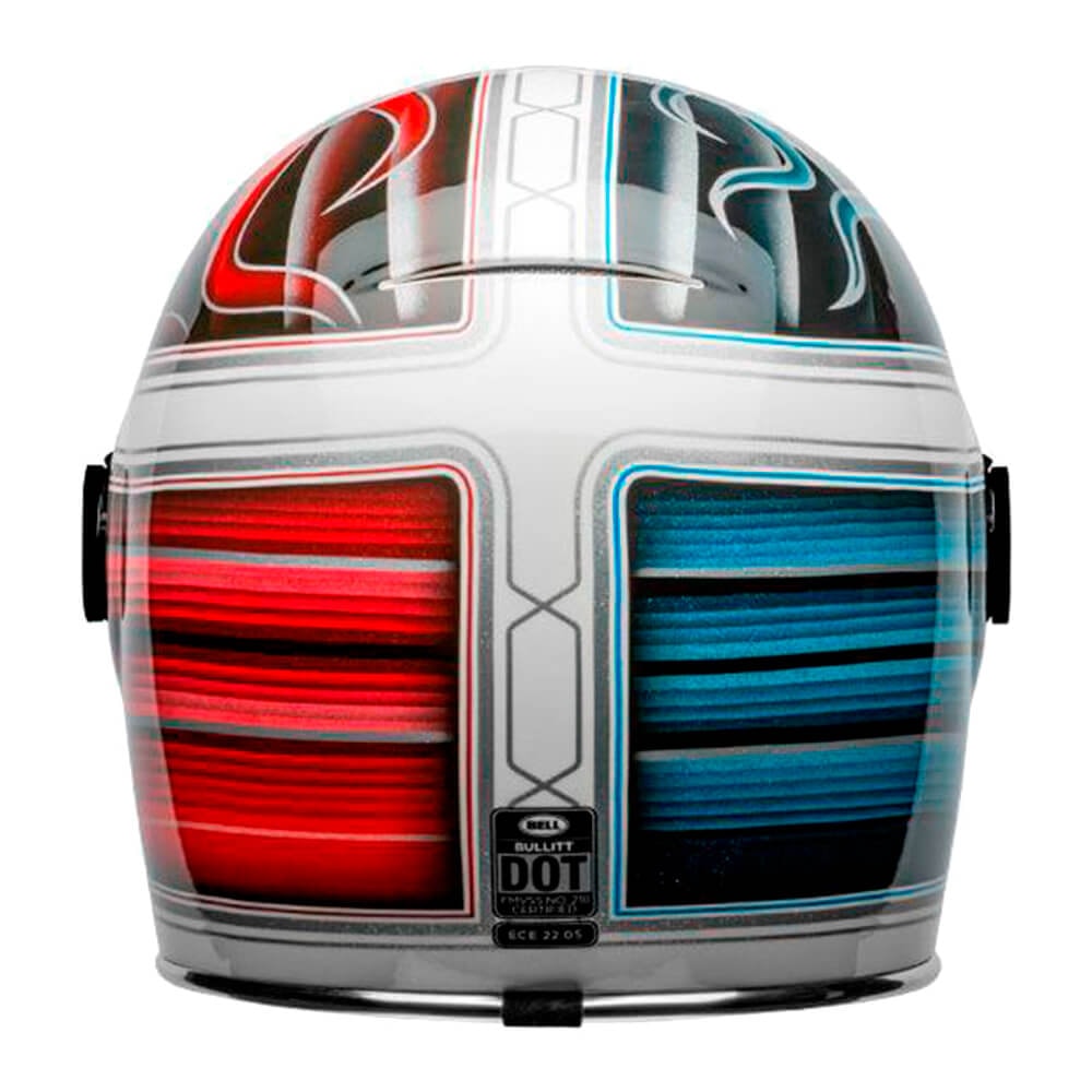 Capacete Bell Bullitt Barracuda White Red Blue