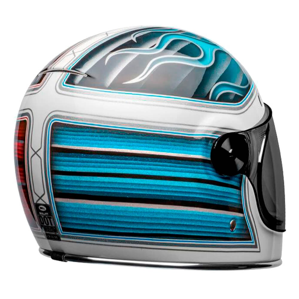 Capacete Bell Bullitt Barracuda White Red Blue