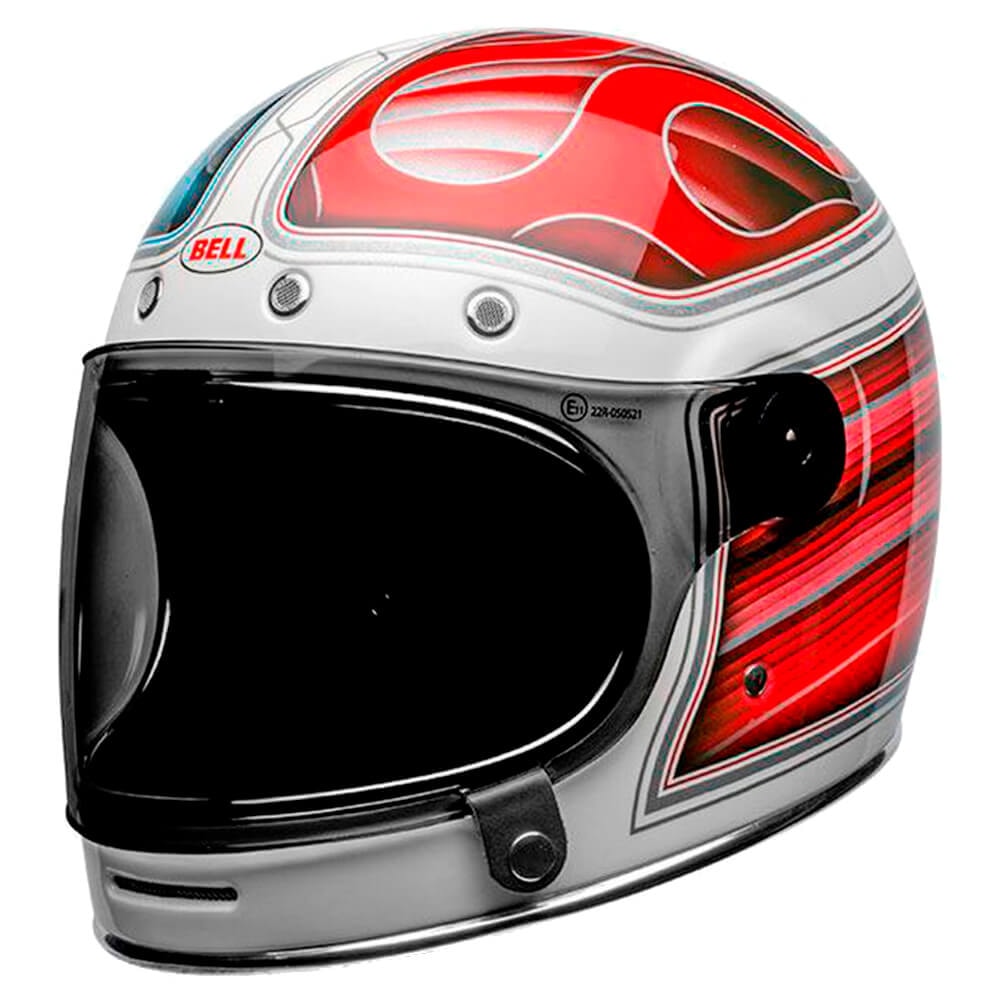 Capacete Bell Bullitt Barracuda White Red Blue