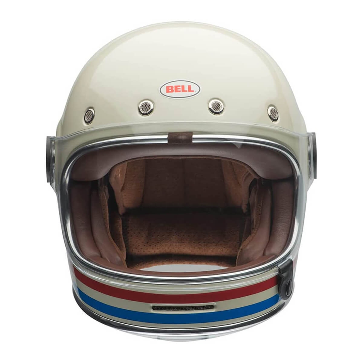 BELL BULLITT DLX ストライプパールホワイト　サイズXL Capacete Bell Bullitt Stipes Pearl White - Sacramento