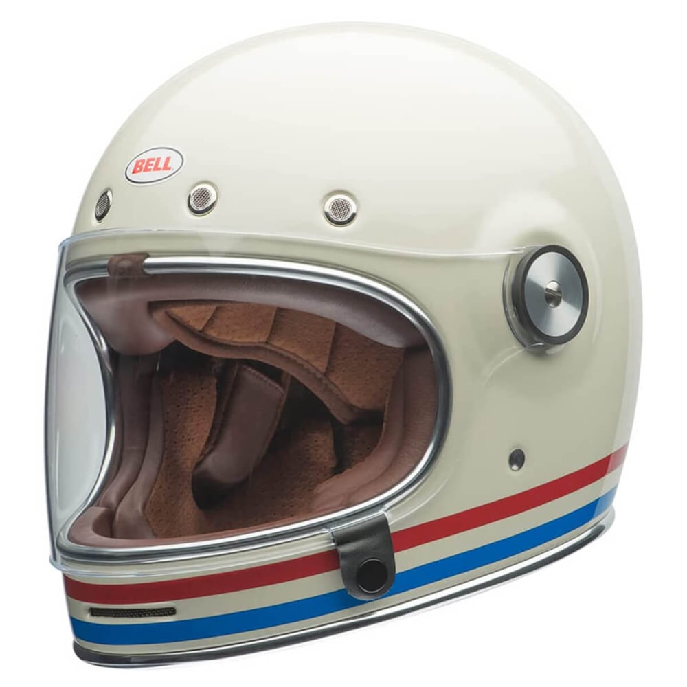 Capacete Bell Bullitt Stipes Pearl White