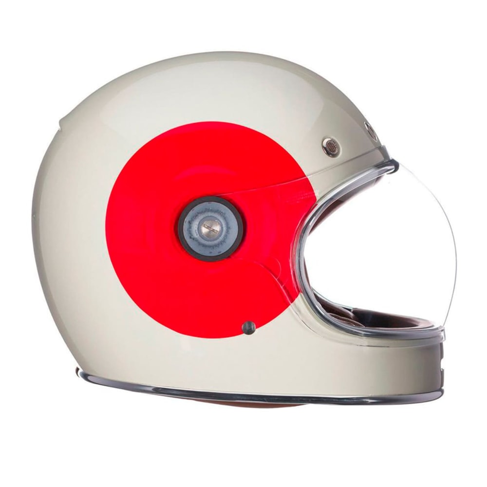 Capacete Bell Bullitt Tt Gloss Vintage White Red