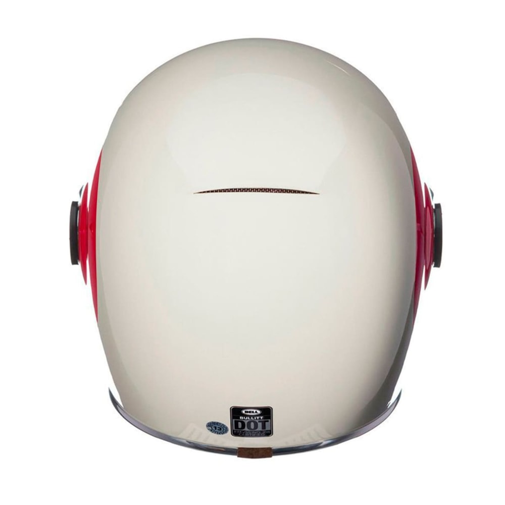 Capacete Bell Bullitt Tt Gloss Vintage White Red
