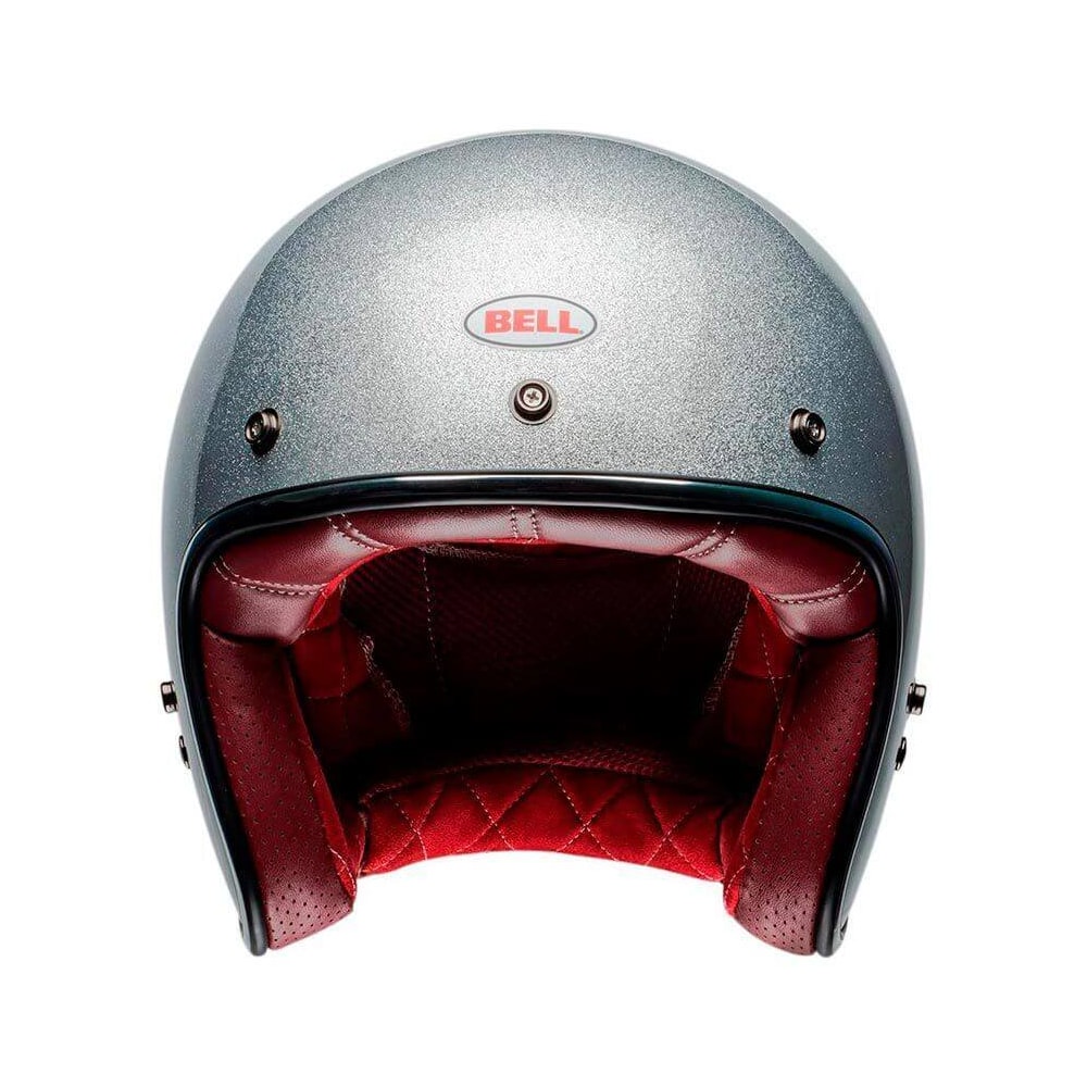 Capacete Bell Custom 500 Gloss Flake Silver