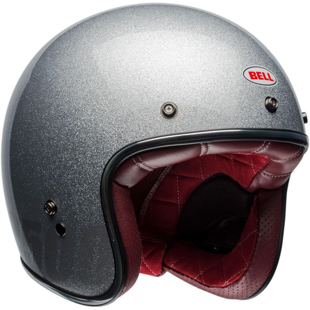 Capacete Bell Custom 500 Gloss Flake Silver