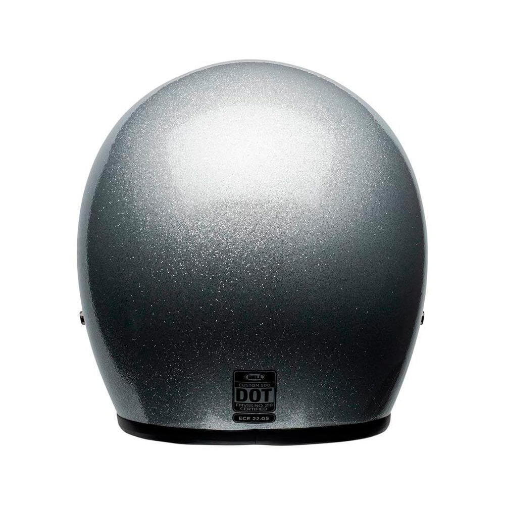 Capacete Bell Custom 500 Gloss Flake Silver