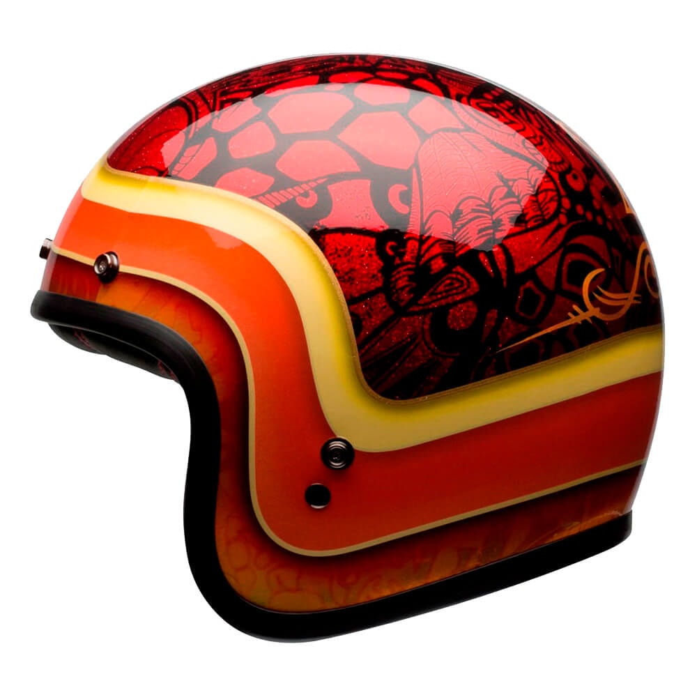 Capacete Bell Custom 500 Hart Luck Vermelho/Preto