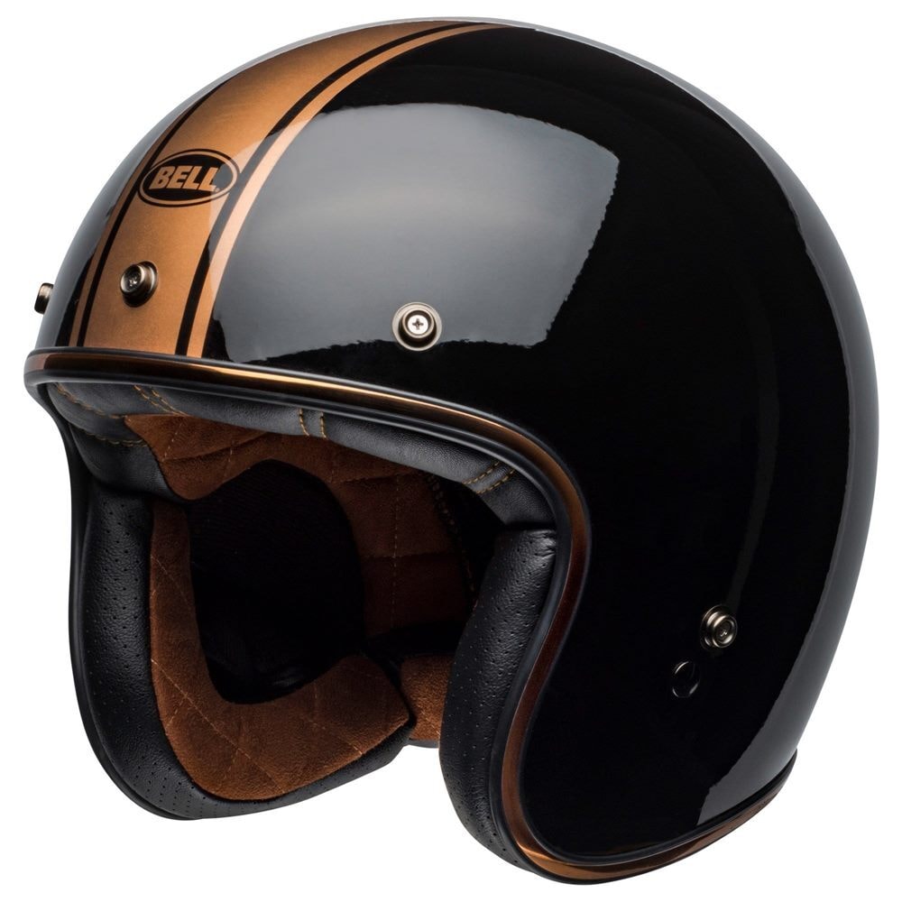 Capacete Bell Custom 500 Rally Gloss Black Bronze - Sacramento