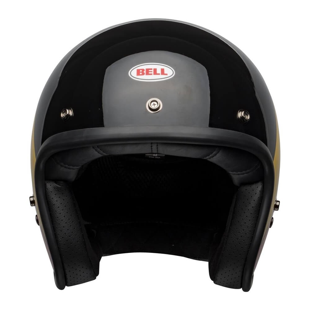 Capacete Bell Custom 500 Riff Black Yellow Orange Red - Sacramento