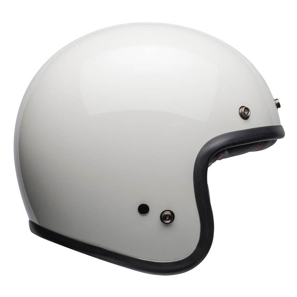 Capacete Bell Custom 500 Solid Vintage White