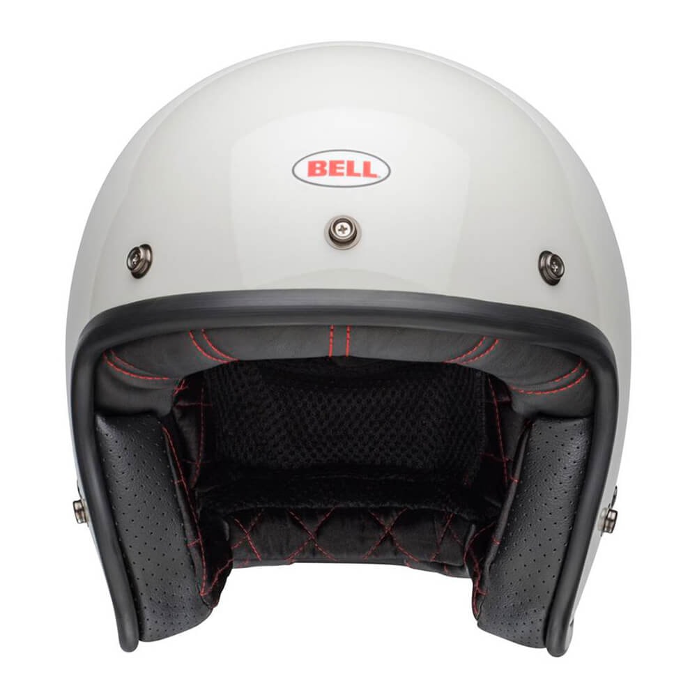 Capacete Bell Custom 500 Solid Vintage White