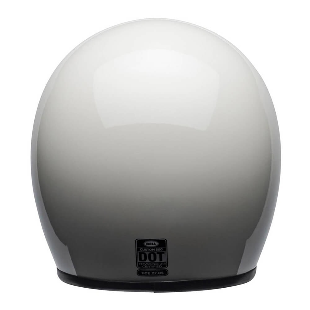 Capacete Bell Custom 500 Solid Vintage White