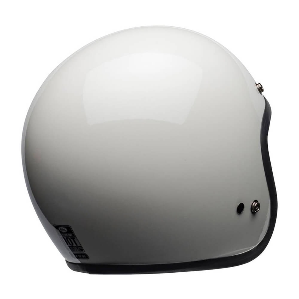 Capacete Bell Custom 500 Solid Vintage White