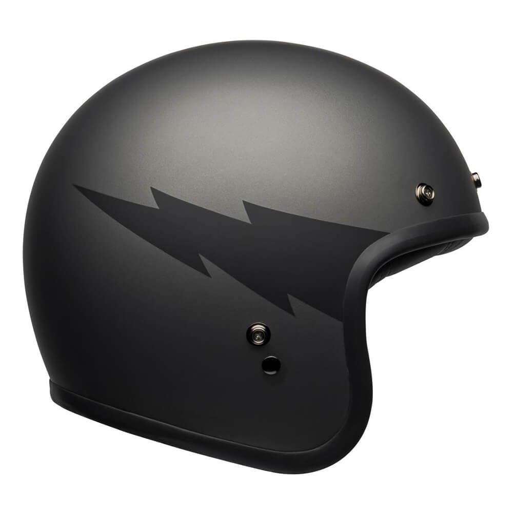 Capacete Bell Custom 500 Thunderclap Matte Gray Black