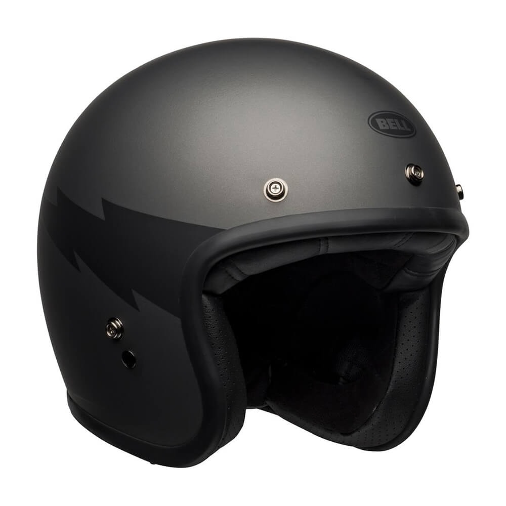 Capacete Bell Custom 500 Thunderclap Matte Gray Black