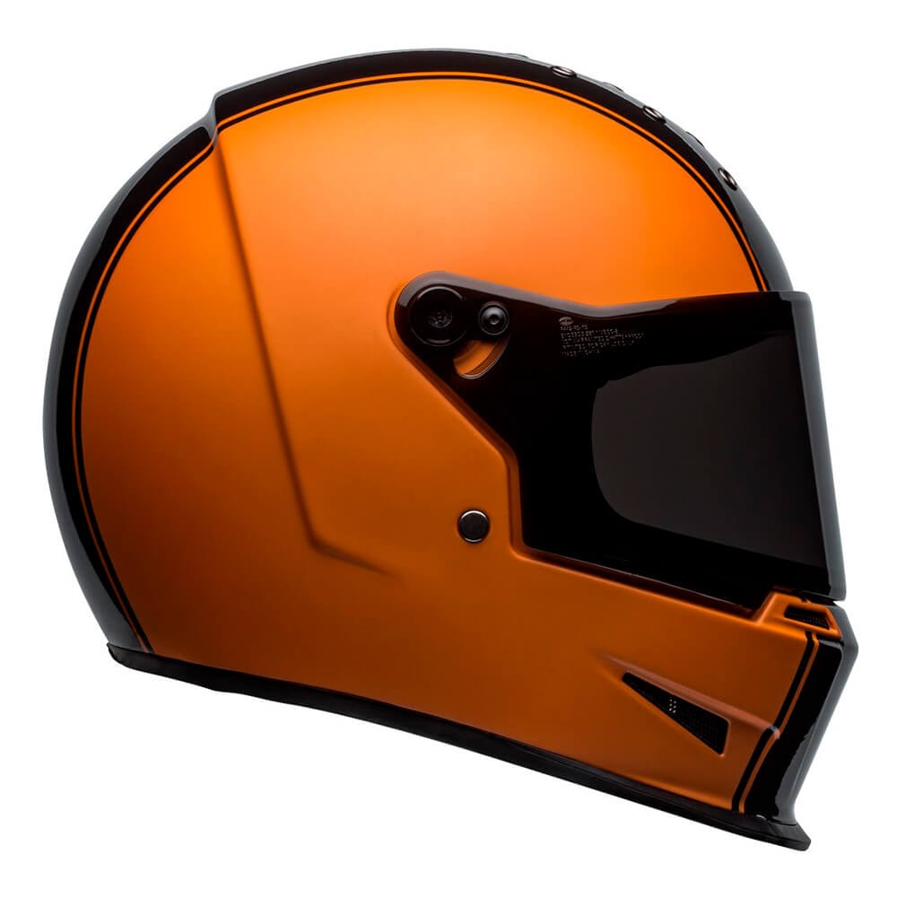 Capacete Bell Eliminator Rally Matte Gloss Black Orange