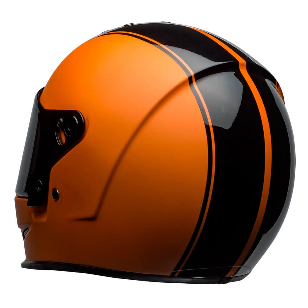 Capacete Bell Eliminator Rally Matte Gloss Black Orange