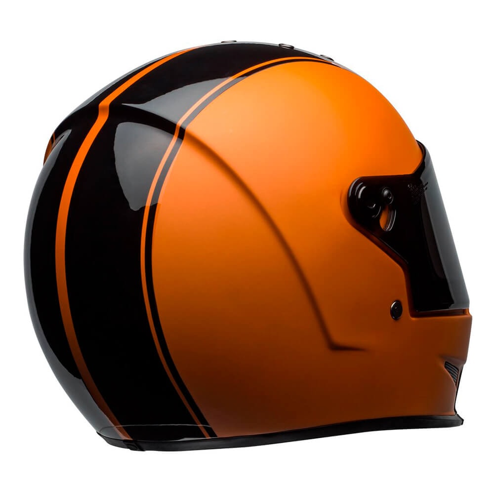 Capacete Bell Eliminator Rally Matte Gloss Black Orange