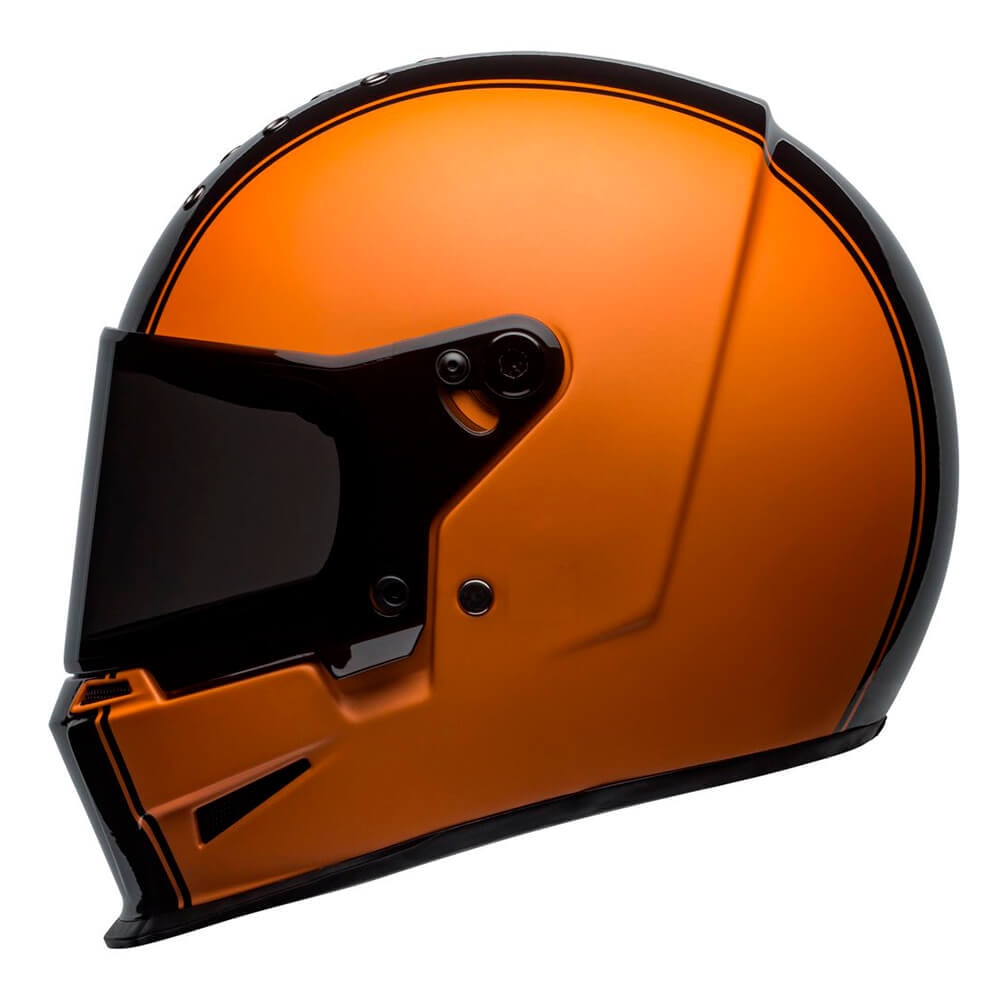 Capacete Bell Eliminator Rally Matte Gloss Black Orange