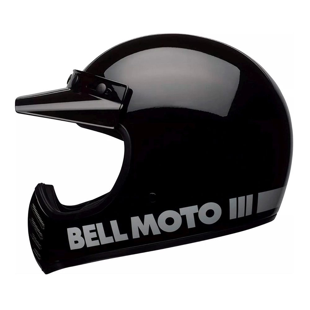 Capacete Bell Moto 3 Classic Preto