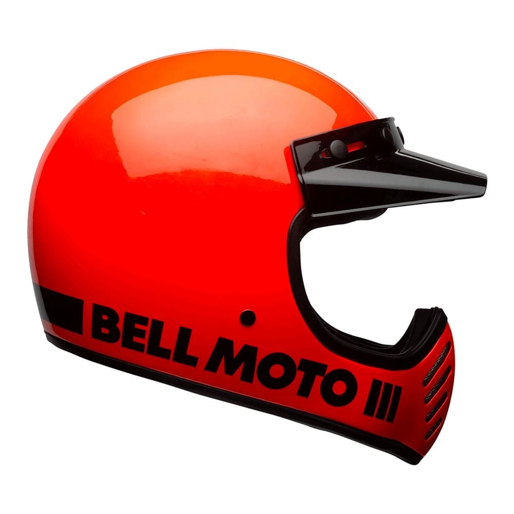 Capacete Bell Moto 3 Flo Classic Laranja