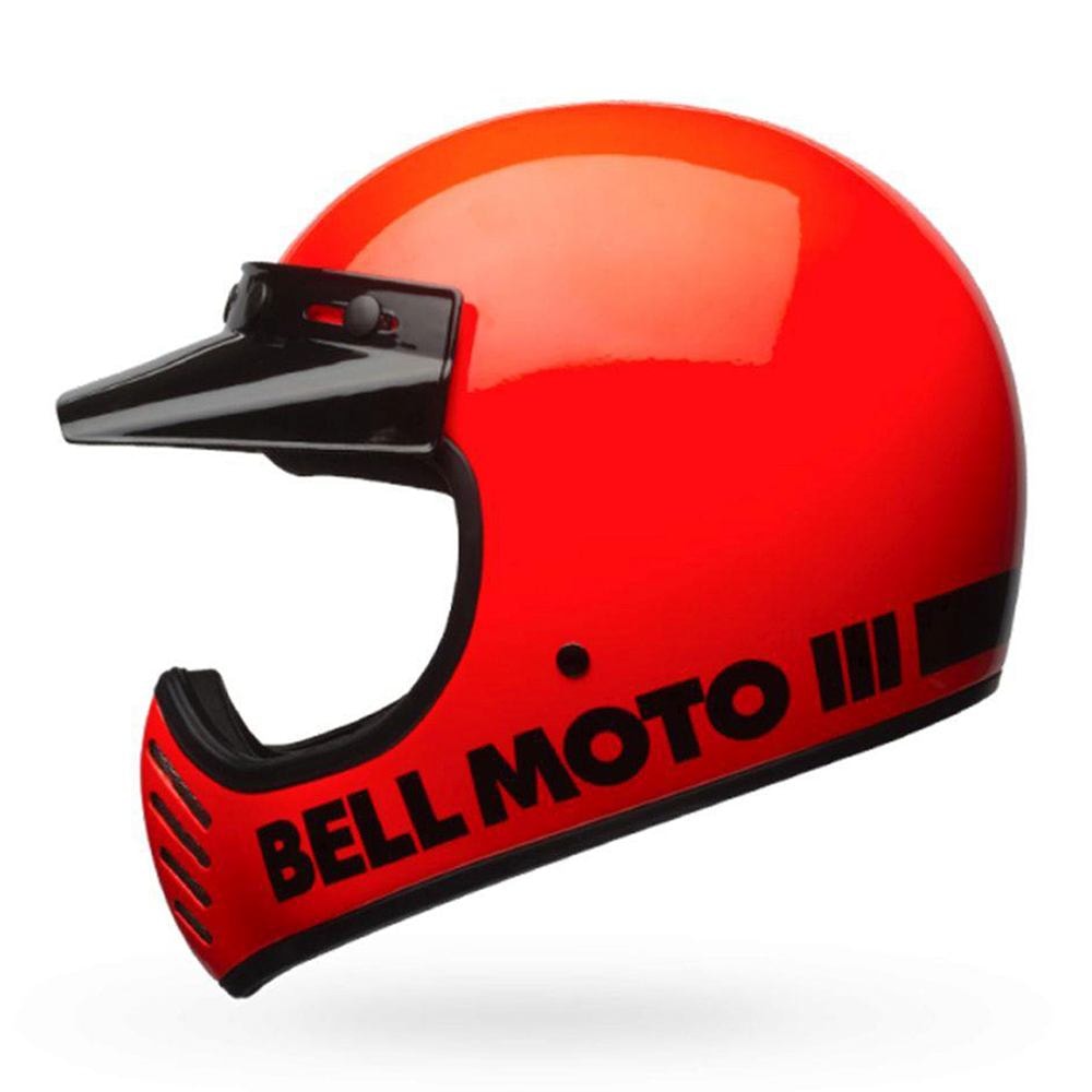 Capacete Bell Moto 3 Flo Classic Laranja