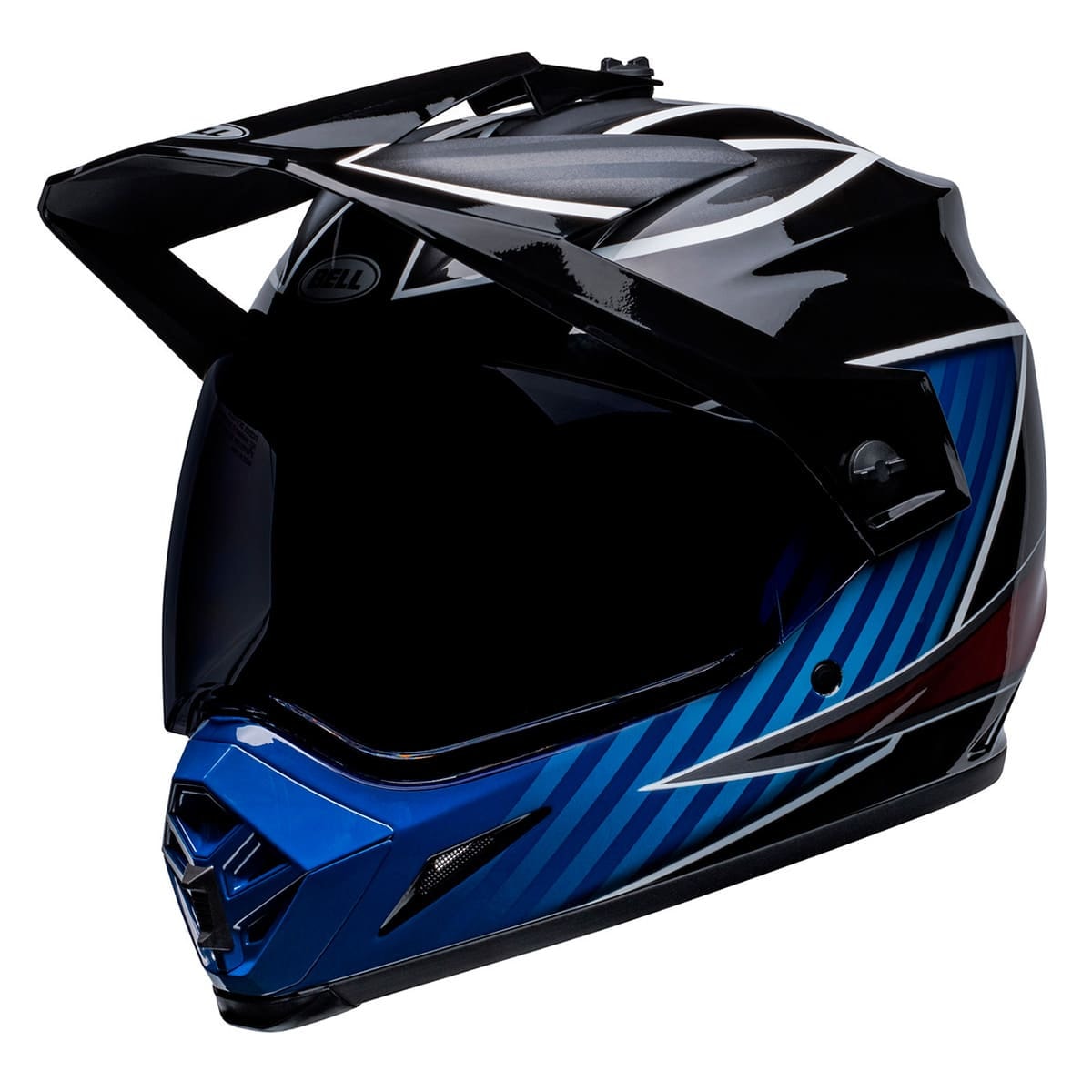 Capacete Bell Mx-9 Adventure Mips Dalton Black Blue - Sacramento