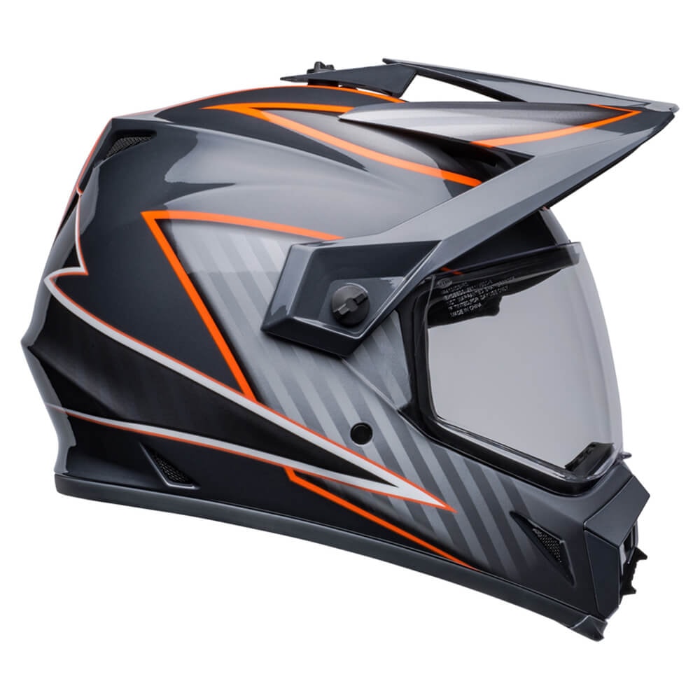 Capacete Bell Mx-9 Adventure Mips Dalton Gloss Black Orange