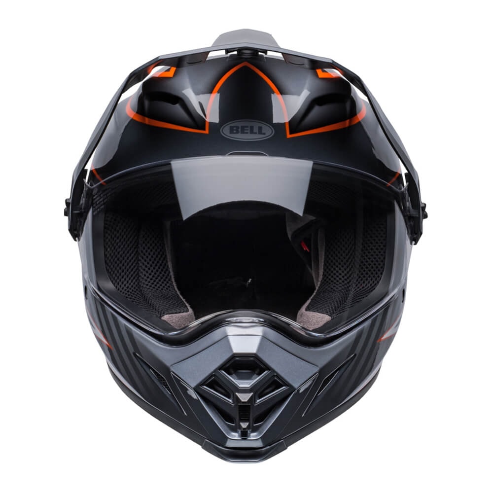 Capacete Bell Mx-9 Adventure Mips Dalton Gloss Black Orange