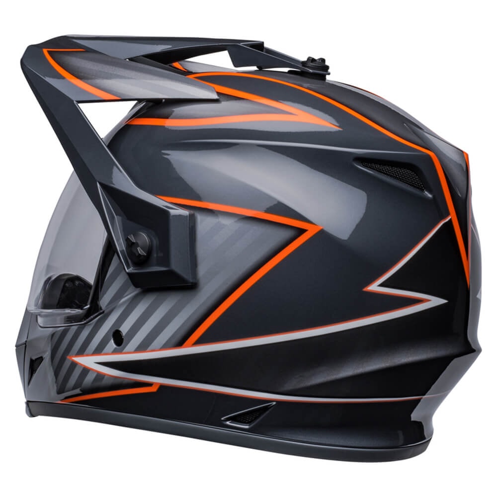 Capacete Bell Mx-9 Adventure Mips Dalton Gloss Black Orange