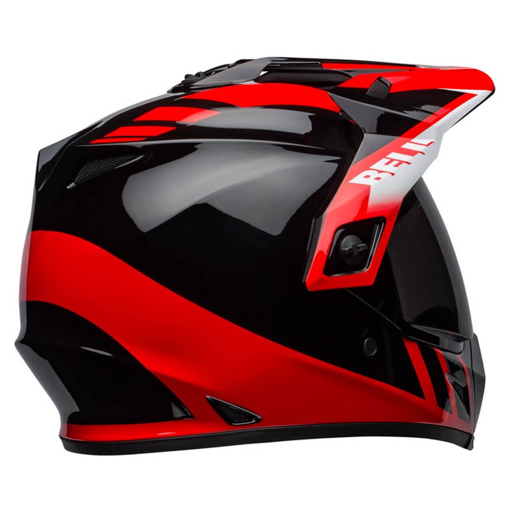 Capacete Bell Mx-9 Adventure Mips Dash Black Red White