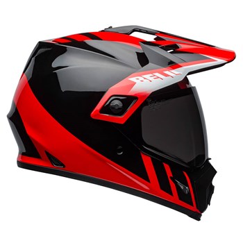 Capacete Bell Mx-9 Adventure Mips Dash Black Red White