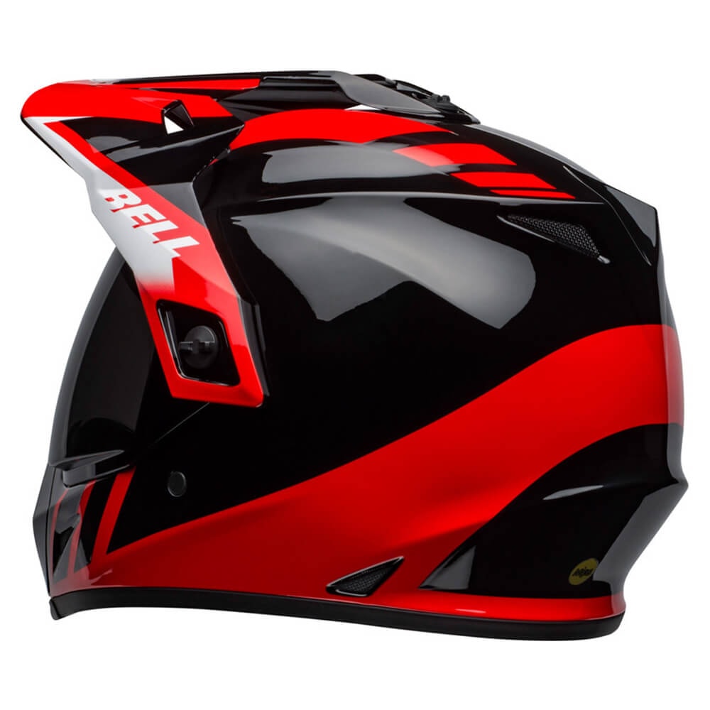 Capacete Bell Mx-9 Adventure Mips Dash Black Red White