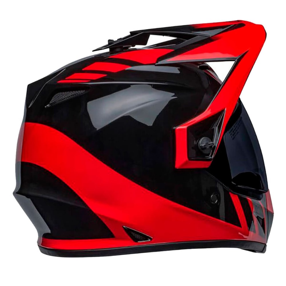 Capacete Bell Mx-9 Adventure Mips Dash Gloss Black Red