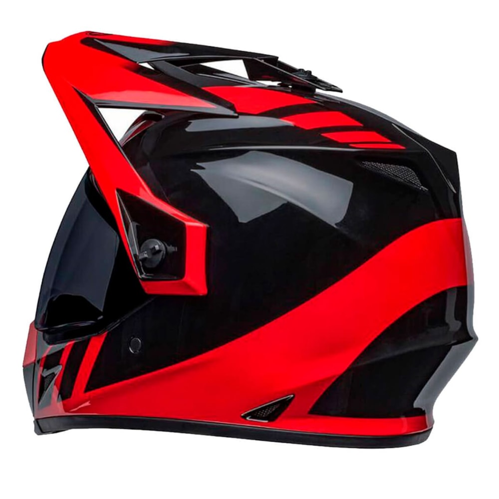 Capacete Bell Mx-9 Adventure Mips Dash Gloss Black Red