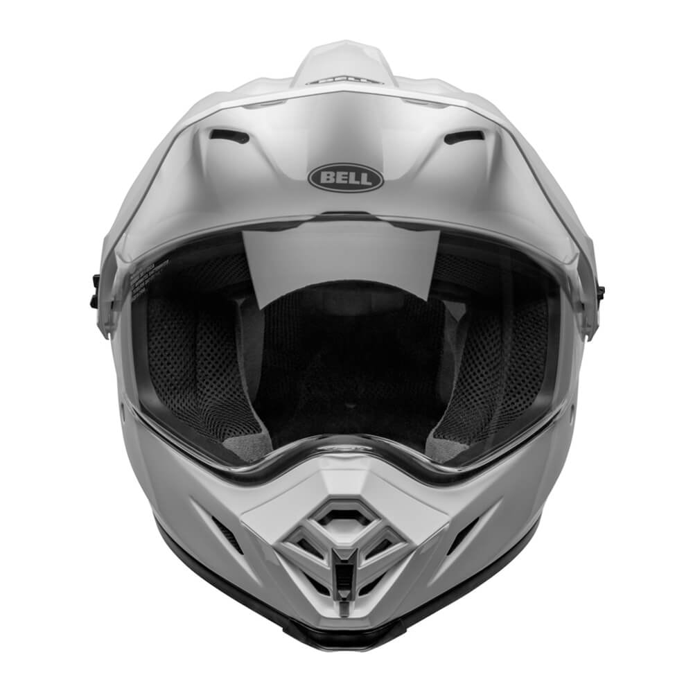 BELL ホワイトオフロードヘルメット　MX-9 adventure MIPS Capacete Bell Mx-9 Adventure Mips Gloss White - Sacramento