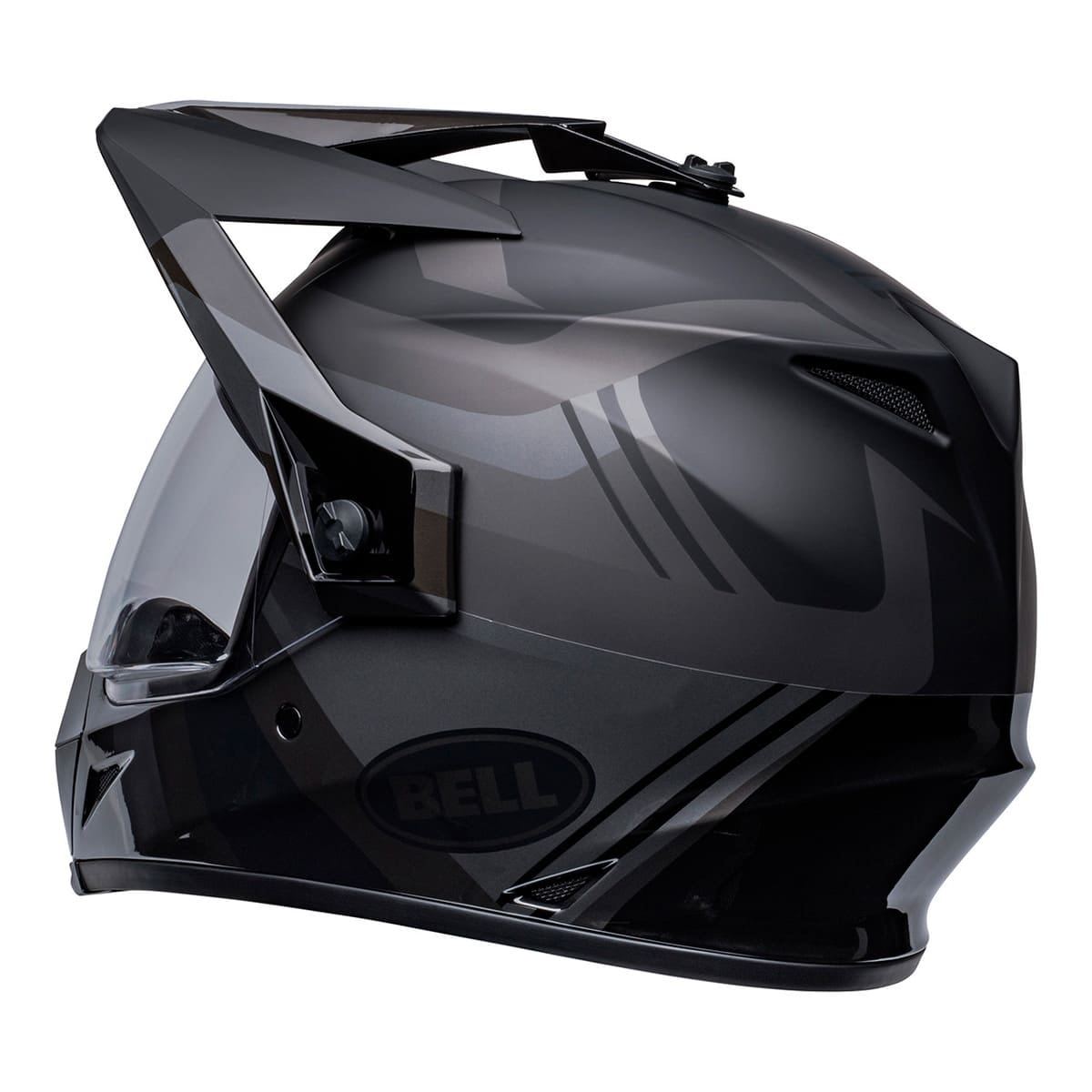 Capacete Bell Mx-9 Adventure Mips Matte Gloss Blackout - Sacramento