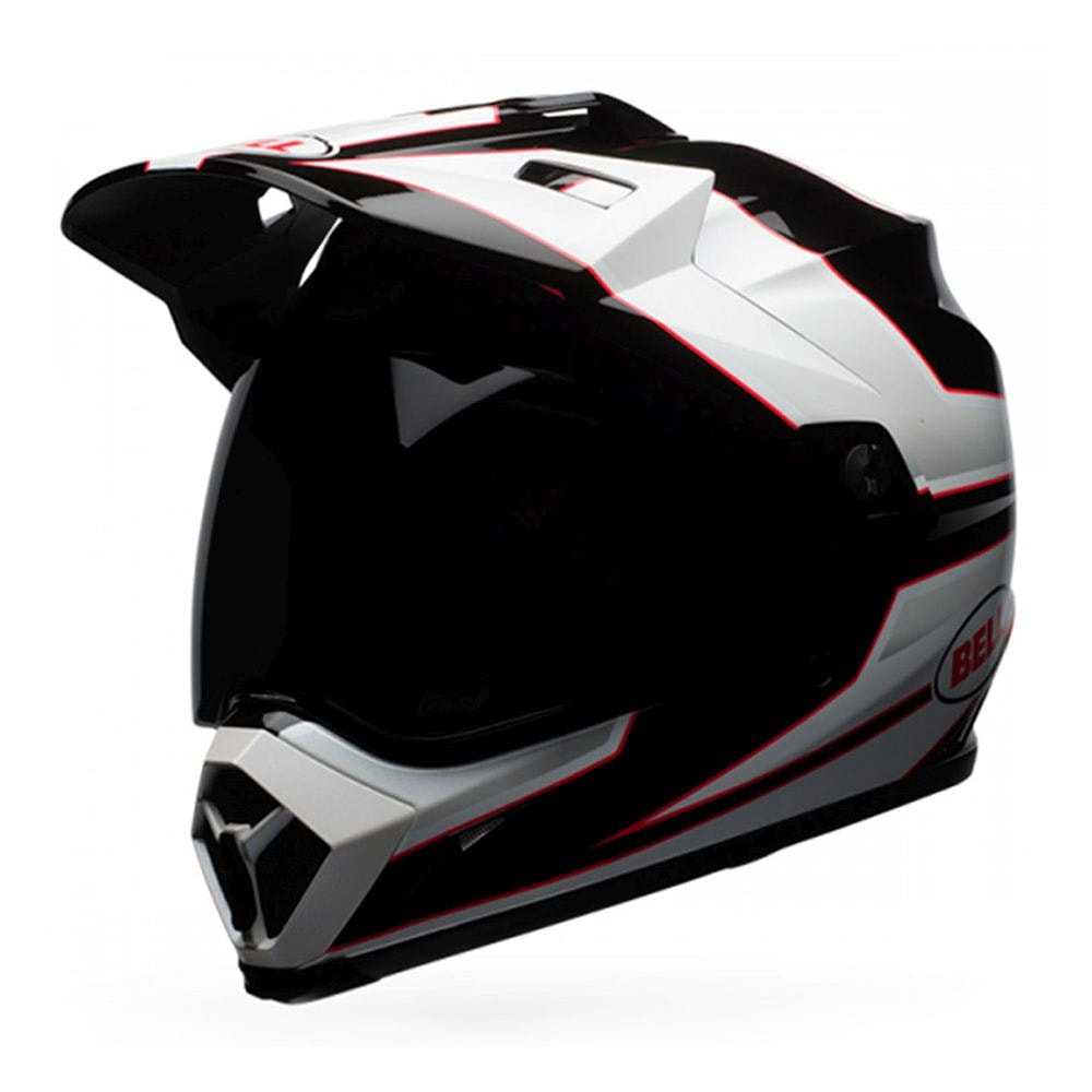 Capacete Bell Mx-9 Adventure Mips Stryker Preto/Branco