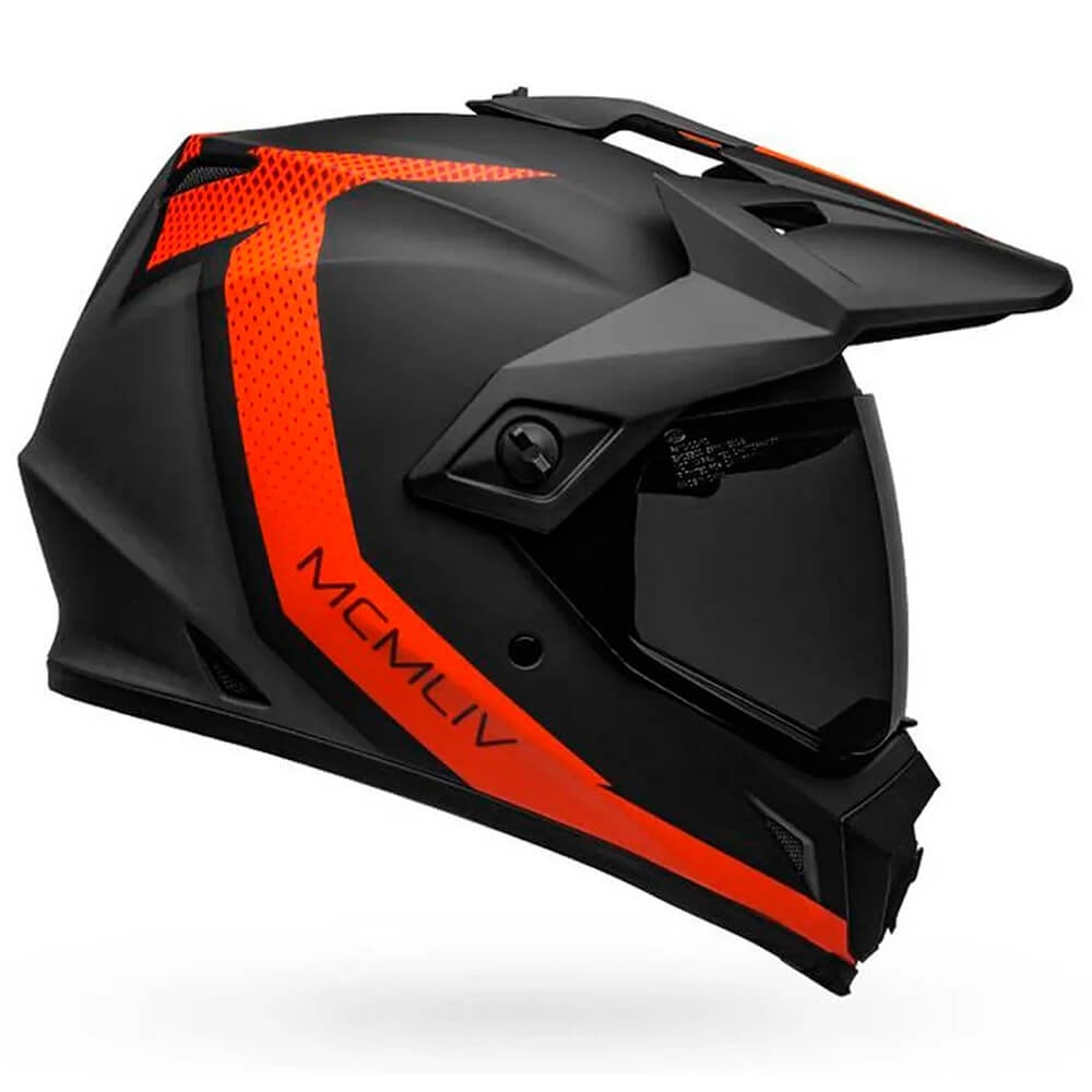 Capacete Bell Mx-9 Adventure Mips Switchback Matt Black Orange