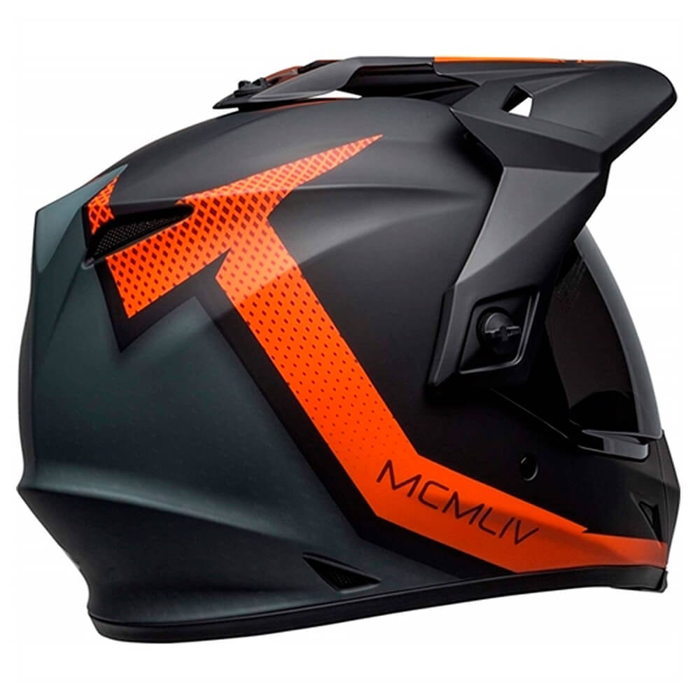 Capacete Bell Mx-9 Adventure Mips Switchback Matt Black Orange